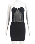 Fashionable Women's Two-Piece Set with Sheer Design