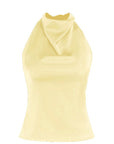 Spring Fashionable Women's Satin Backless Top