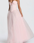 Summer Women's Strapless A-Line Dress