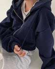 Stylish Warm Hooded Sweatshirt for Women