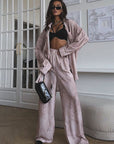 Fall Fashion Tie-Dye Print Two-Piece Set