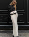 Knit Long Sleeve Bodycon Maxi Dress