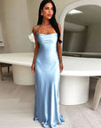 Backless Satin Sexy Dress for Women