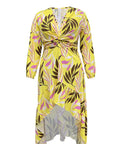 Fashionable Plus Size Irregular Long Dress