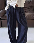 Fashionable Color Block Wide Leg Pants for Women