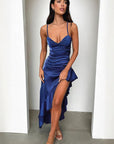 Summer Sexy Backless Split Maxi Dress
