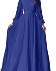 2026 Spring Autumn Lantern Sleeve Wedding Dress