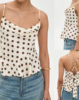 2026 Spring Summer Women's Polka Dot Cami Top