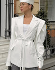 Elegant V-Neck Blazer for Women