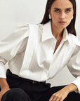 Chic French Style Long Sleeve Shirt for Women
