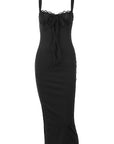 Elegant Summer Lace Spliced Dress