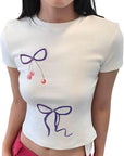 Trendy Summer T-Shirt with High Waist Pants