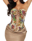 Vintage Style Crop Top with Embroidery