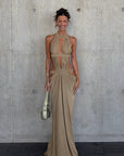 SHEIN Sexy Hollow Knit Dress for Vacation