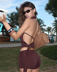 Sexy Backless Halter Top for Street Style