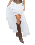 Chic Irregular Hem Chiffon Skirt