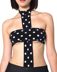 Y2K Gothic Polka Dot Sexy Street Style Jumpsuit