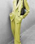 Casual Loose Suit Pants Set for Women
