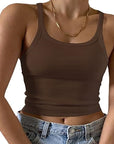 Summer Women's Crop Tank Top - Stylish and Trendy
