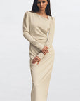Chic Long Sleeve Dress for Office Wear