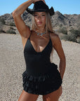 Sexy Backless Deep V Jumpsuit for Women