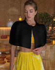 Spring New Solid Color Short Cardigan Coat