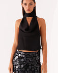 Elegant Backless Halter Top for Women