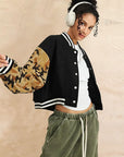 Trendy Women's Color Block Cardigan for Fall