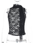 Lace Tie-Front Top for Trendy Women