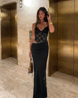 Lace Hollow Out Sexy Cami Dress