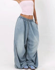 Trendy Street Style Loose Wide Leg Jeans