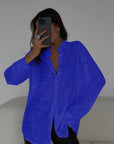 2026 New European and American Sequin Shirt