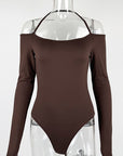 Spring Autumn Sexy Women's Halter Jumpsuit