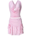 New Women's Hollow Crop Top and Skirt Set