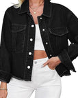 Fashionable Wash Denim Jacket for Women