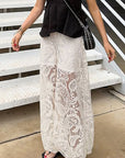 Lace Wide Leg Pants for Women