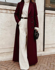 2026 Autumn Winter Women's Long Solid Color Coat