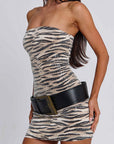 Spring Autumn Slim Backless Sequin Dress