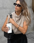 French Minimalist Sleeveless Top for Women