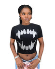 Trendy Women's Short Sleeve Crop Top