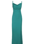 Backless Ruched Bodycon Maxi Dress