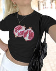 Summer Y2K Short T-Shirt with High Waist Pants
