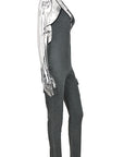 Summer Fashionable Zipper Long Denim Jumpsuit