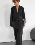 Casual Khaki Two-Piece Set for Women