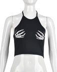 Stylish Cropped Halter Top for Night Out