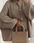 Casual Loose Knit Cardigan for Women