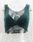 Trendy Twist Front Crop Top for Women