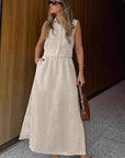 Casual Linen Dress Set for Women