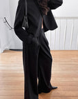 Chic Black Suit Set for Women