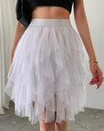 Princess Style Pleated Tulle Skirt